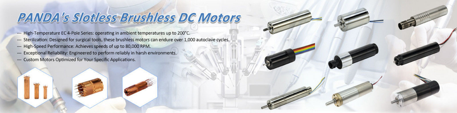 Slotless Brushless Motor